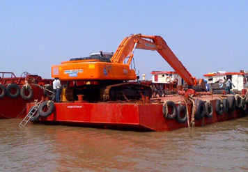 Nawaz Shipping Flat Top Barge Service Jamnagar