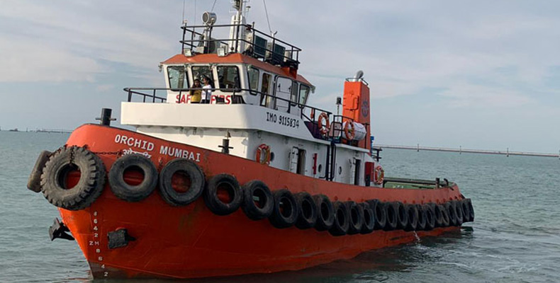 Nawaz Shipping Orchid Tug at Jamnagar